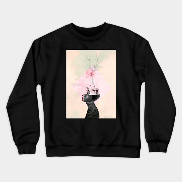 Lust for knowledge Crewneck Sweatshirt by mintchocollage